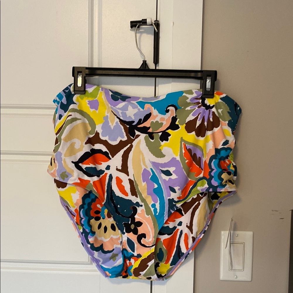 Anne Cole swim bottom size 24W NWT can be worn 3 ways: high waist/mid rise/ fold